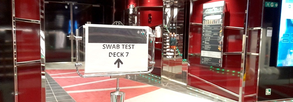 Swab test - MSC Seaside